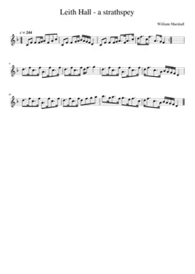 Leith Hall - a strathspey