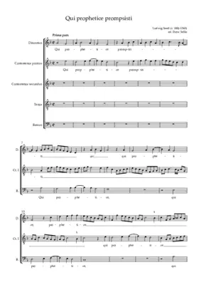 Qui prophetice prompsisti