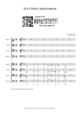 Ecce panis angelorum