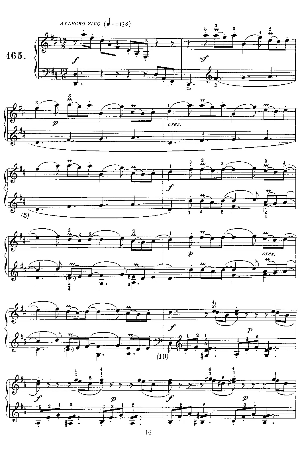 Keyboard Sonata in D major - Page 1