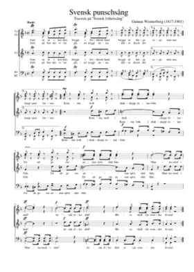 Svensk Punschsång travesti på Svensk Frihetssång