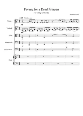 pavane pour une infante defunte pavane for a dead princess