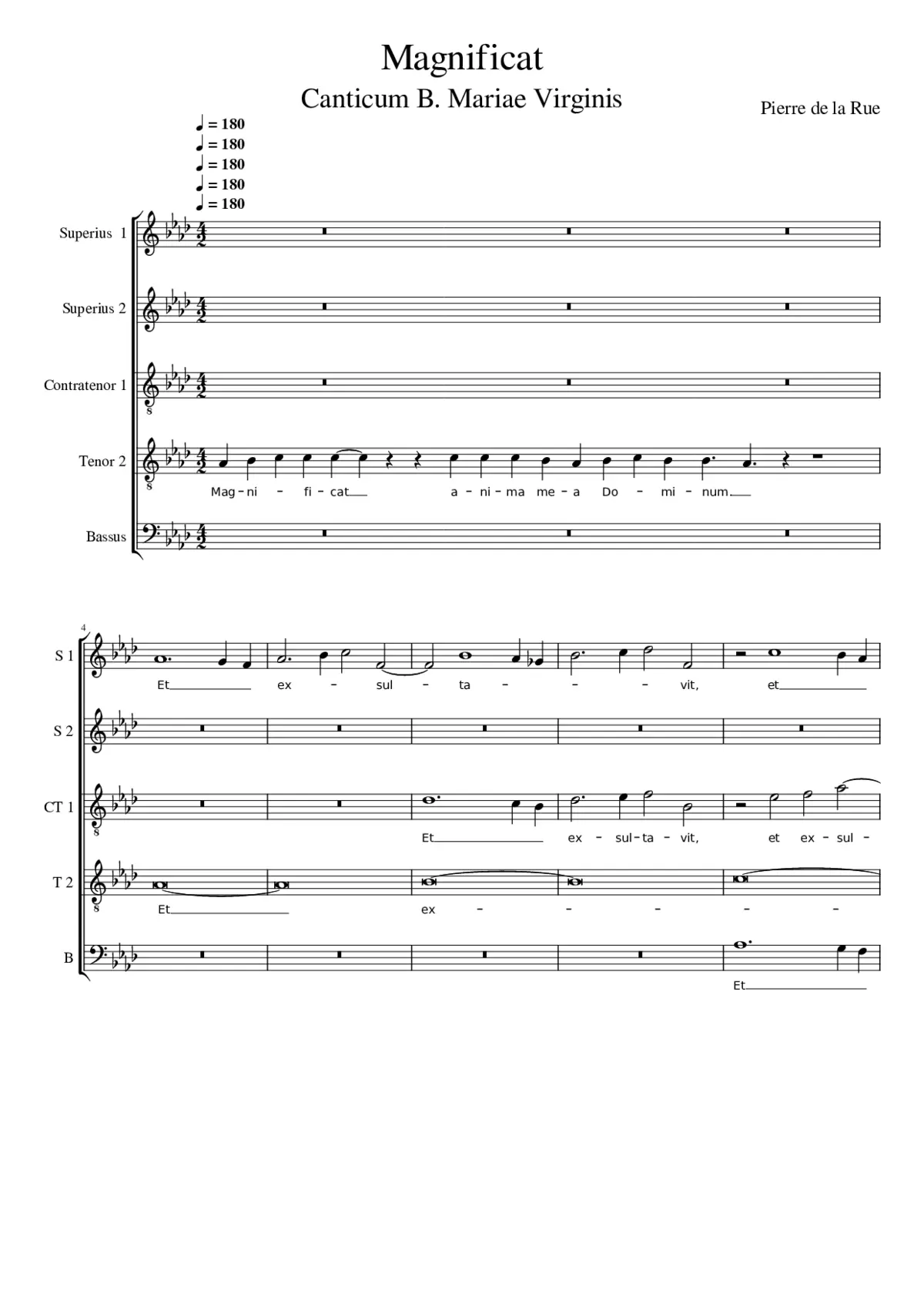 Magnificat sexti toni - Page 1