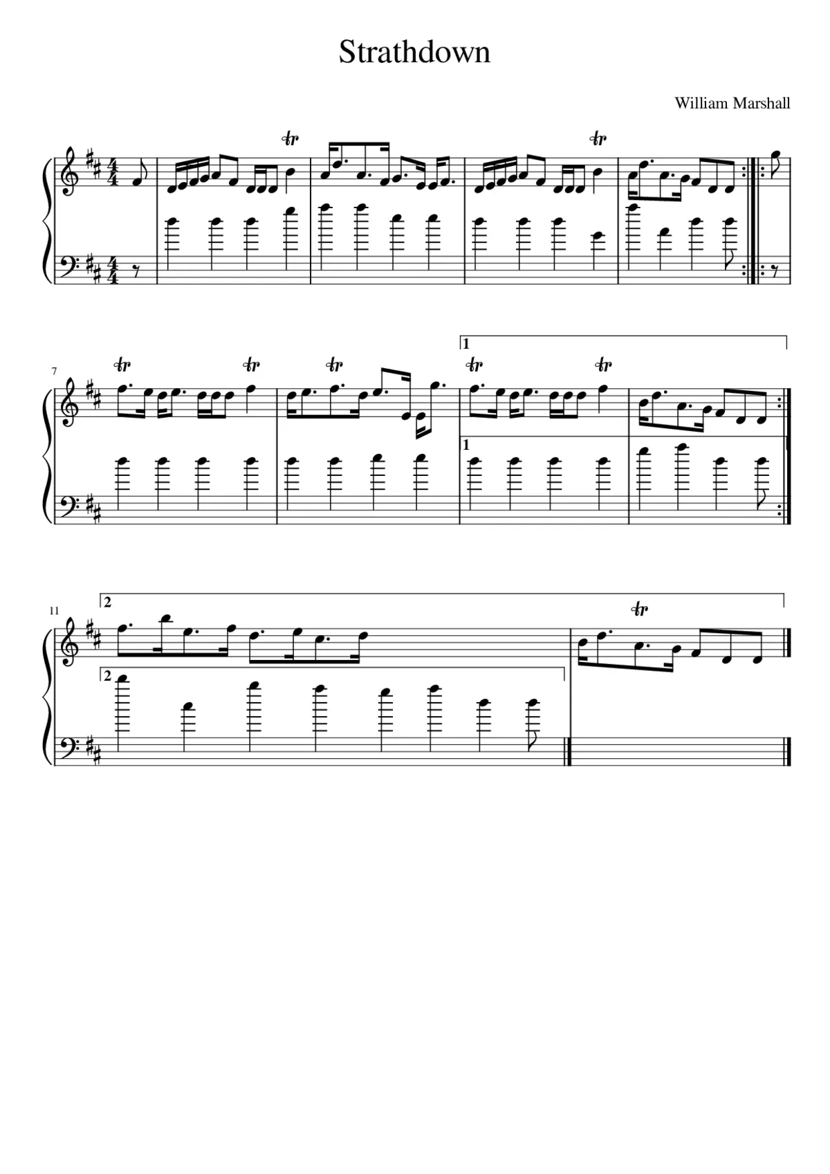Strathdown - Page 1