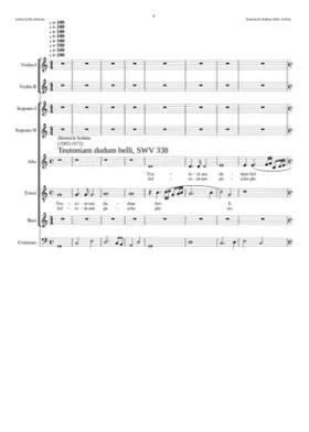 Teutoniam dudum Belli SWV 338