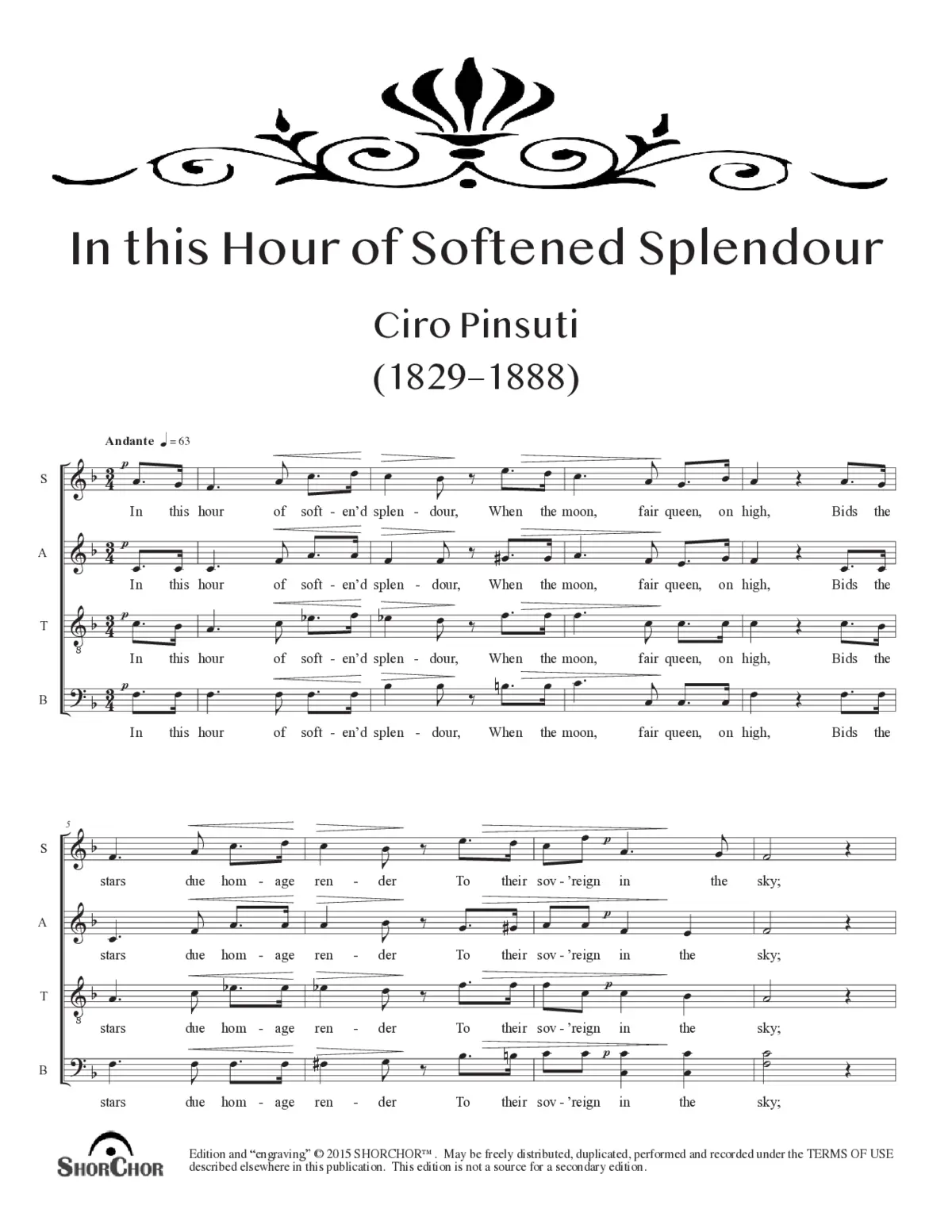In this hour of softened splendour - Page 1