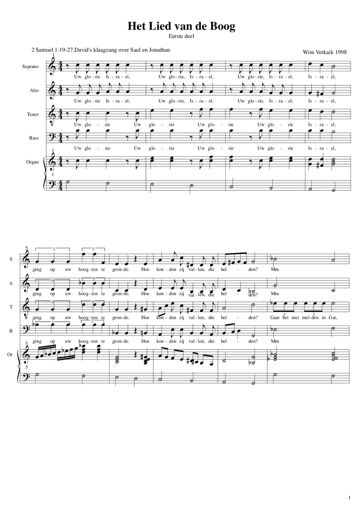 Het Lied van de Boog - Page 1