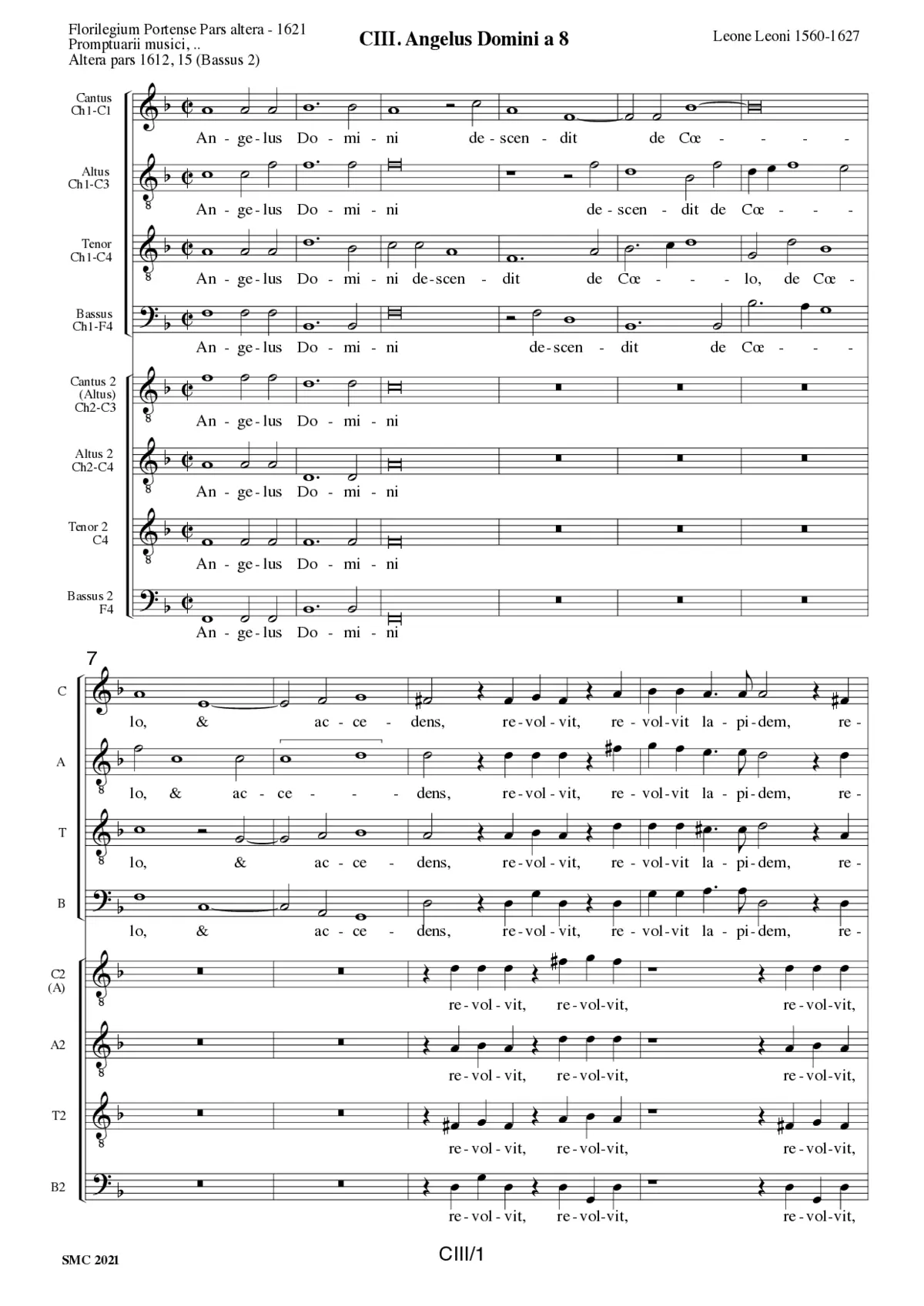Angelus Domini descendit - Page 1