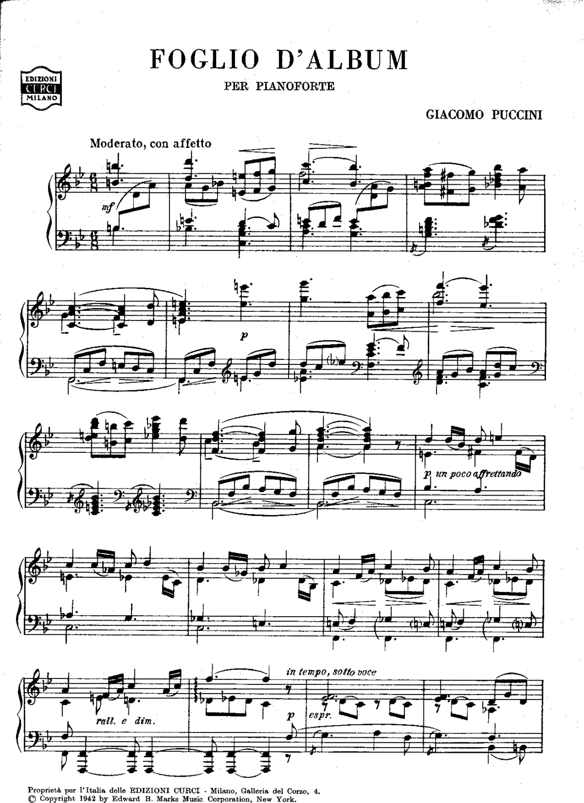 Foglio d'Album - Page 1
