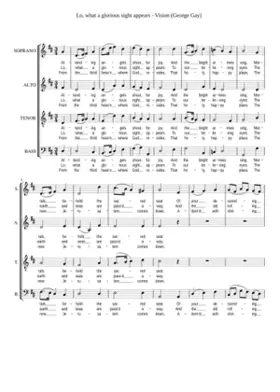 Lo what a glorious sight appears