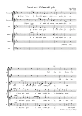 Sweet love, if thou wilt gain