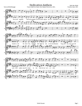 Dedication Anthem