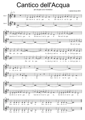 Cantico dell'acqua
