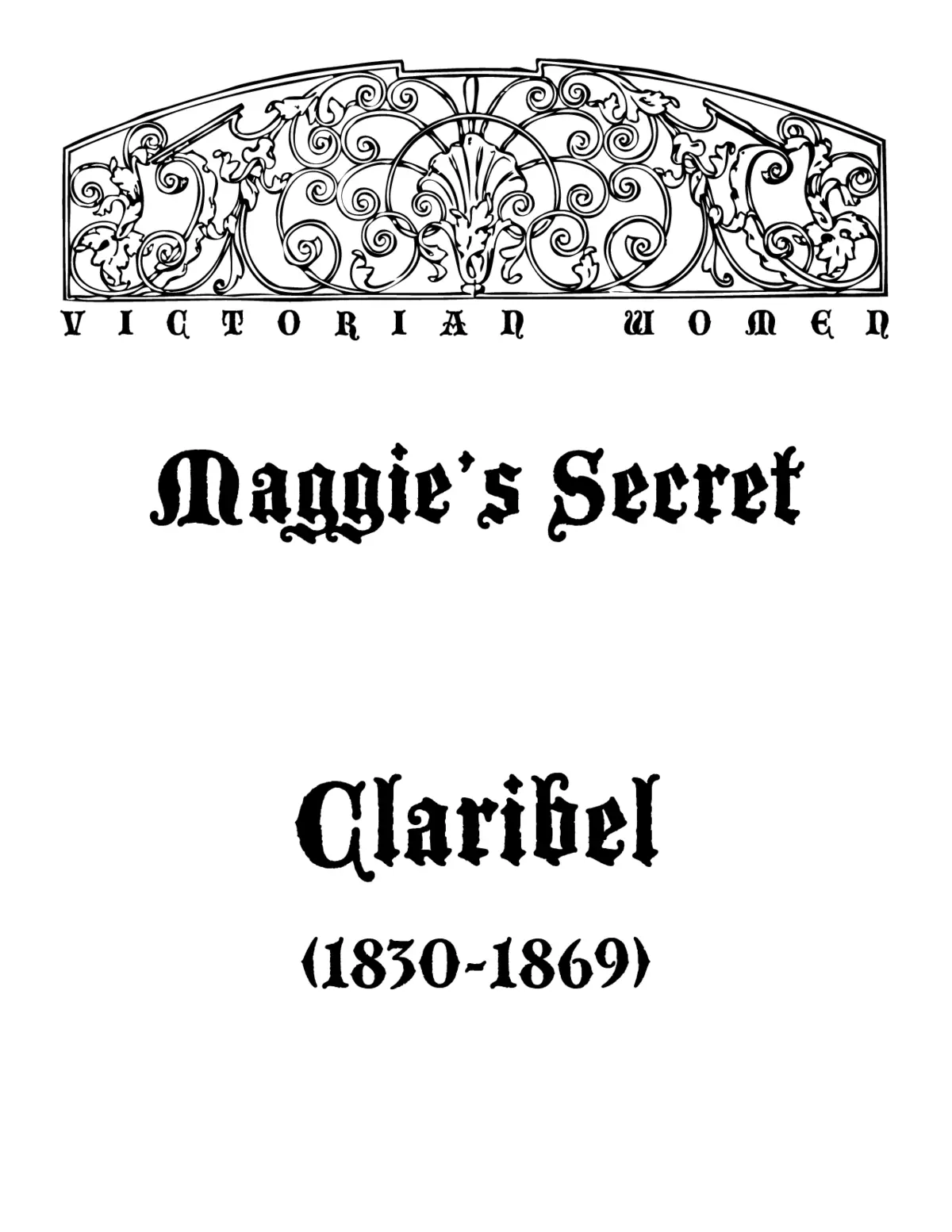 Maggie’s Secret - Page 1