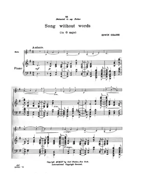 3 Compositions for Violin and Piano