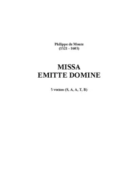Missa Emitte Domine