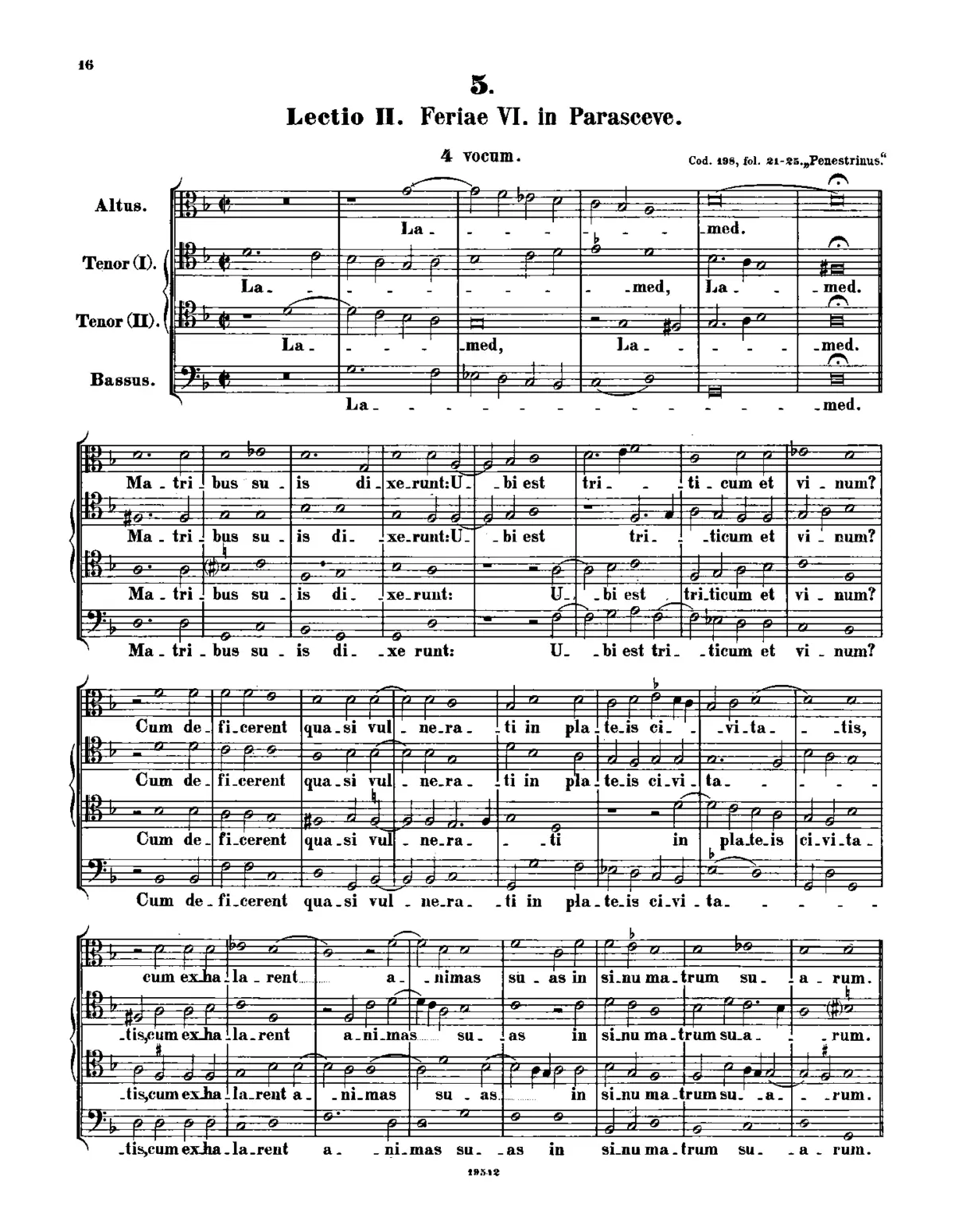 Lamed Matribus suis dixerunt - Page 1