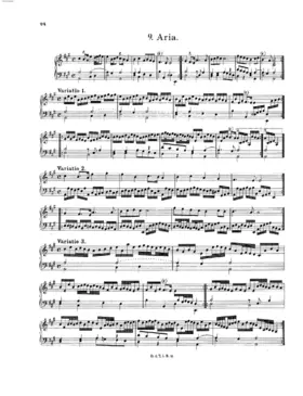 Aria and 3 Variations in A major