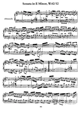 Keyboard Sonata in E minor