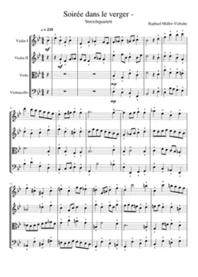 Soirée dans le verger - pour quatuors à cordes