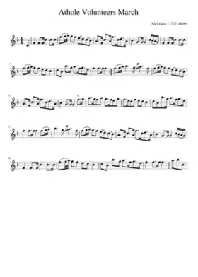 Athole Volunteers March