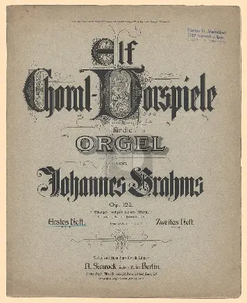 11 Chorale Preludes - Page 1