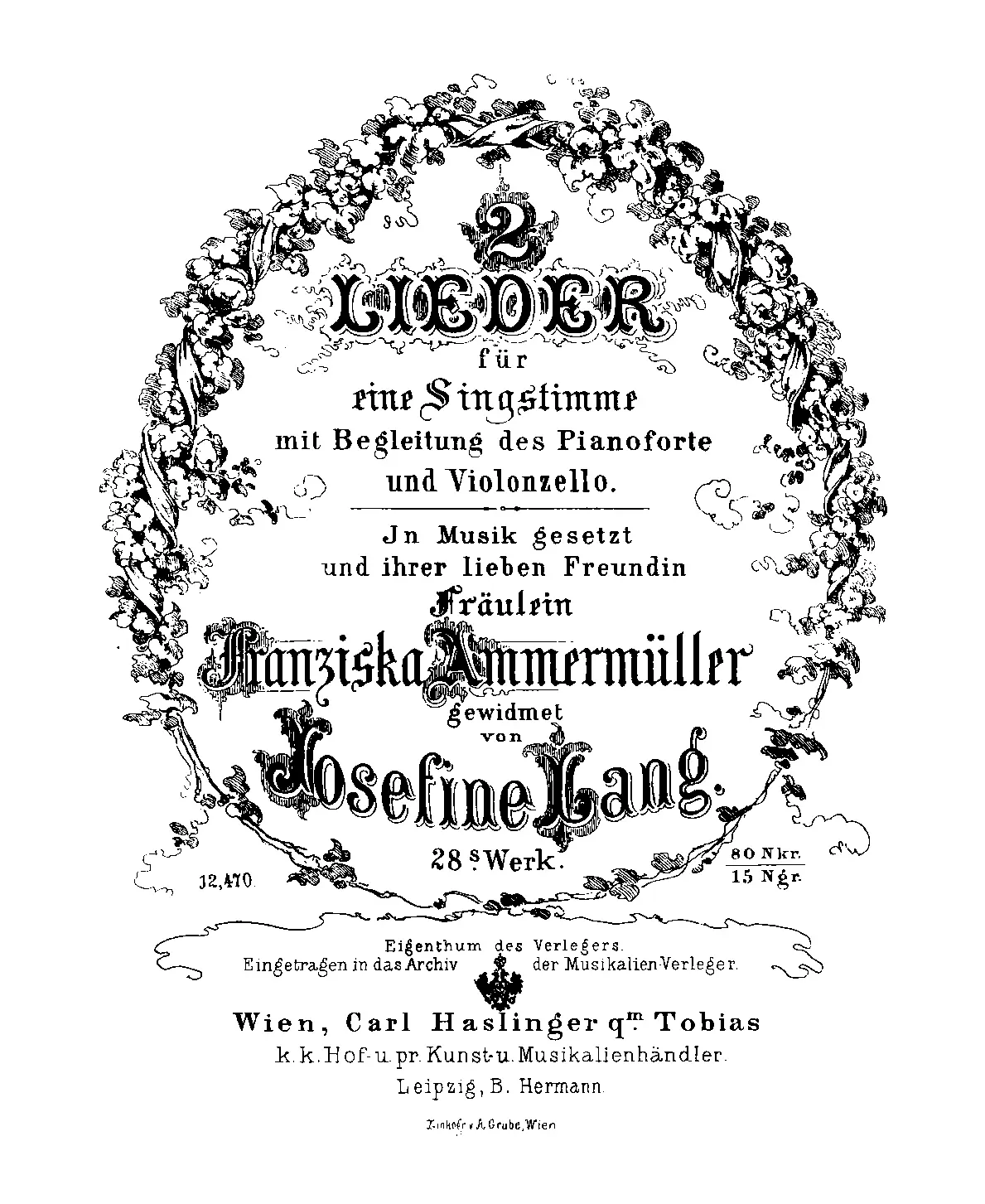 2 Lieder - Page 1