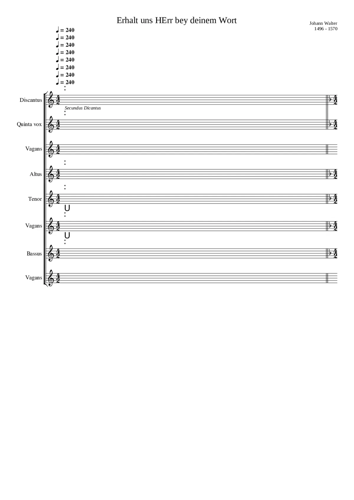 Erhalt uns Herr bei deinem Wort - Page 1