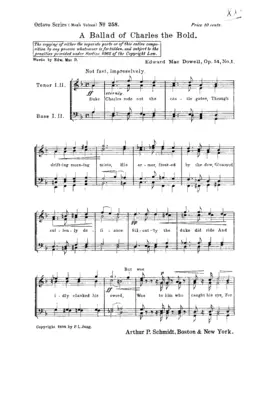 2 Choruses for Male Voices