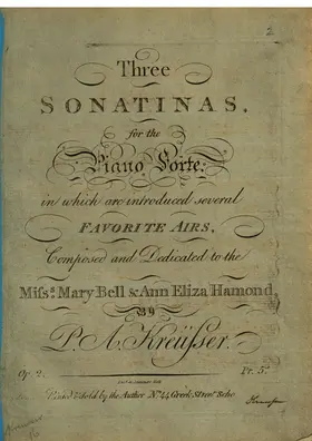 3 Piano Sonatinas
