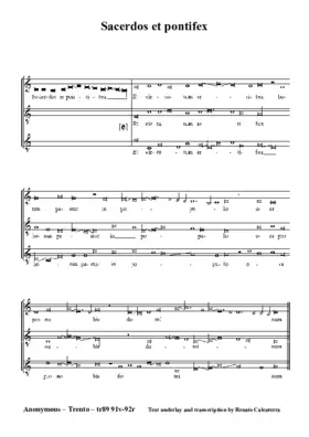 Sacerdos et pontifex