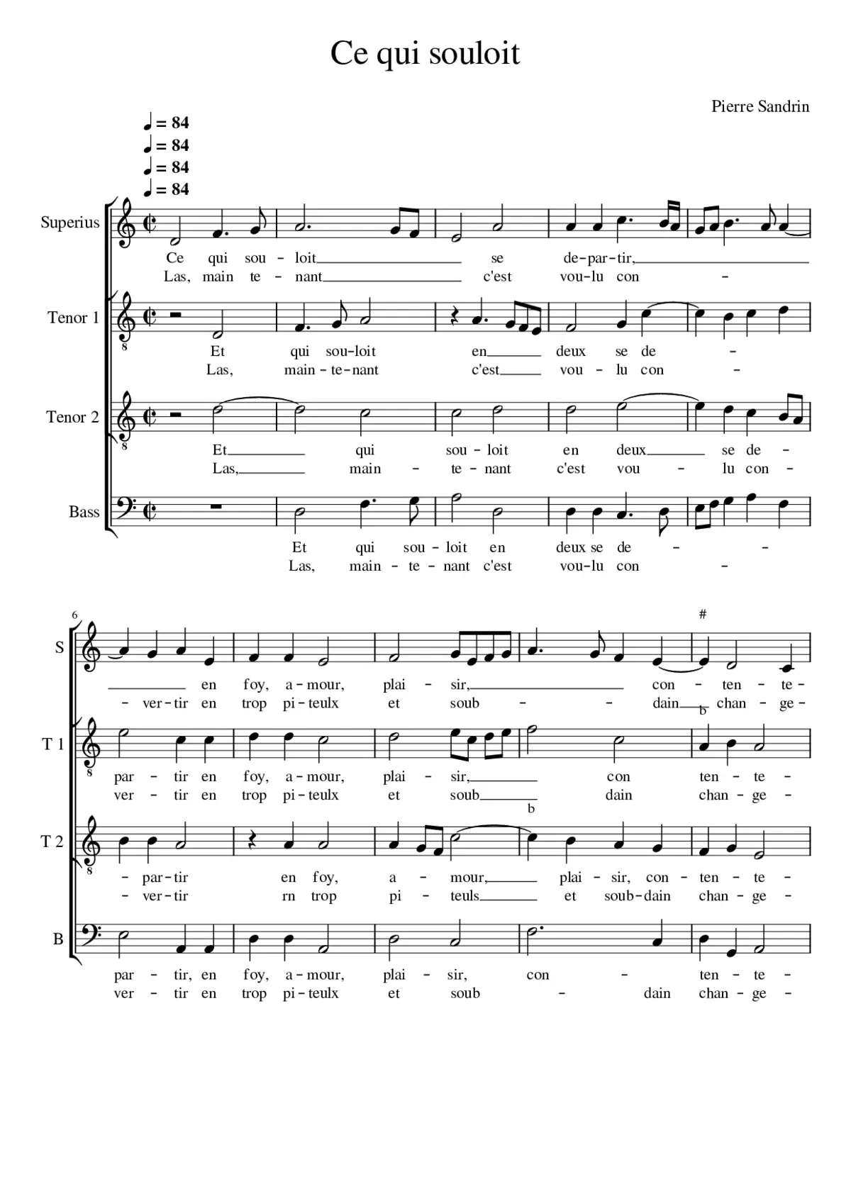 Ce qui souloit - Page 1