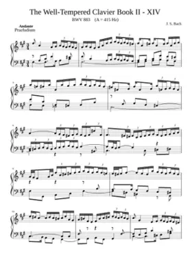 Prelude and Fugue in F-sharp minor BWV 883