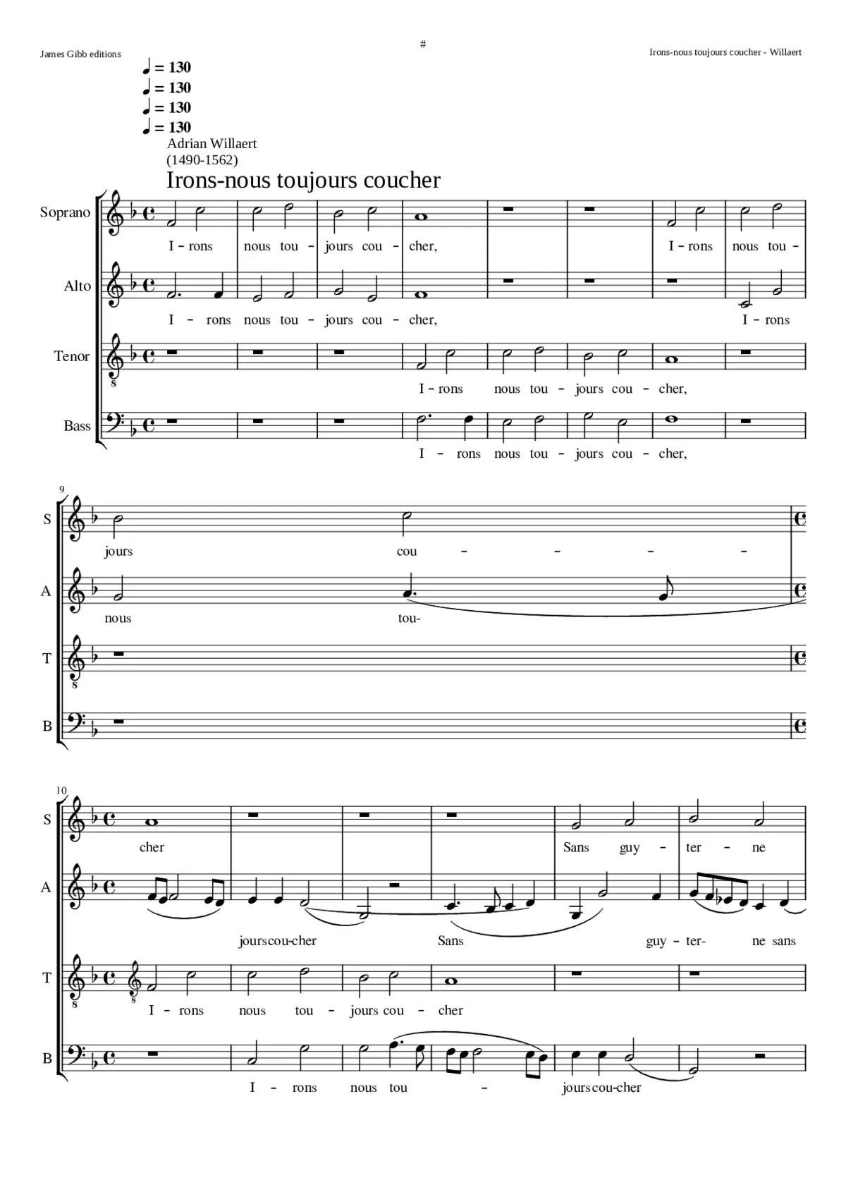 Irons-nous toujours coucher - Page 1