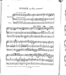 Fugue in G minor