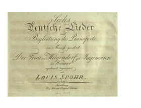 6 Deutsche Lieder
