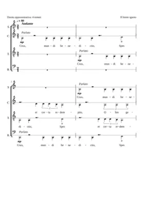 Inno 'Crux mundi benedictio' (Hymn 'Cross blessing of the world')