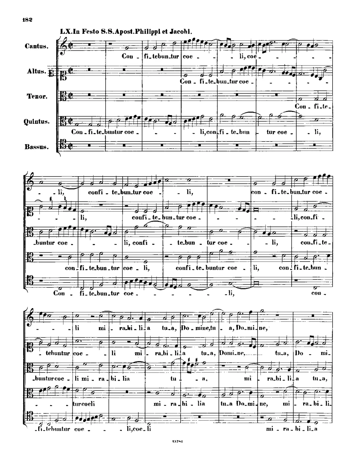 Confitebuntur coeli - Page 1