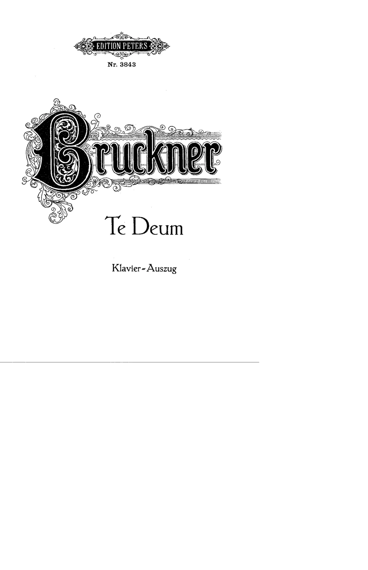 Te Deum - Page 1