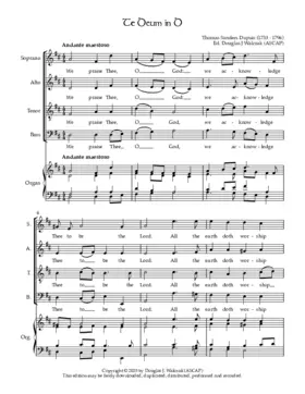 Te Deum in D