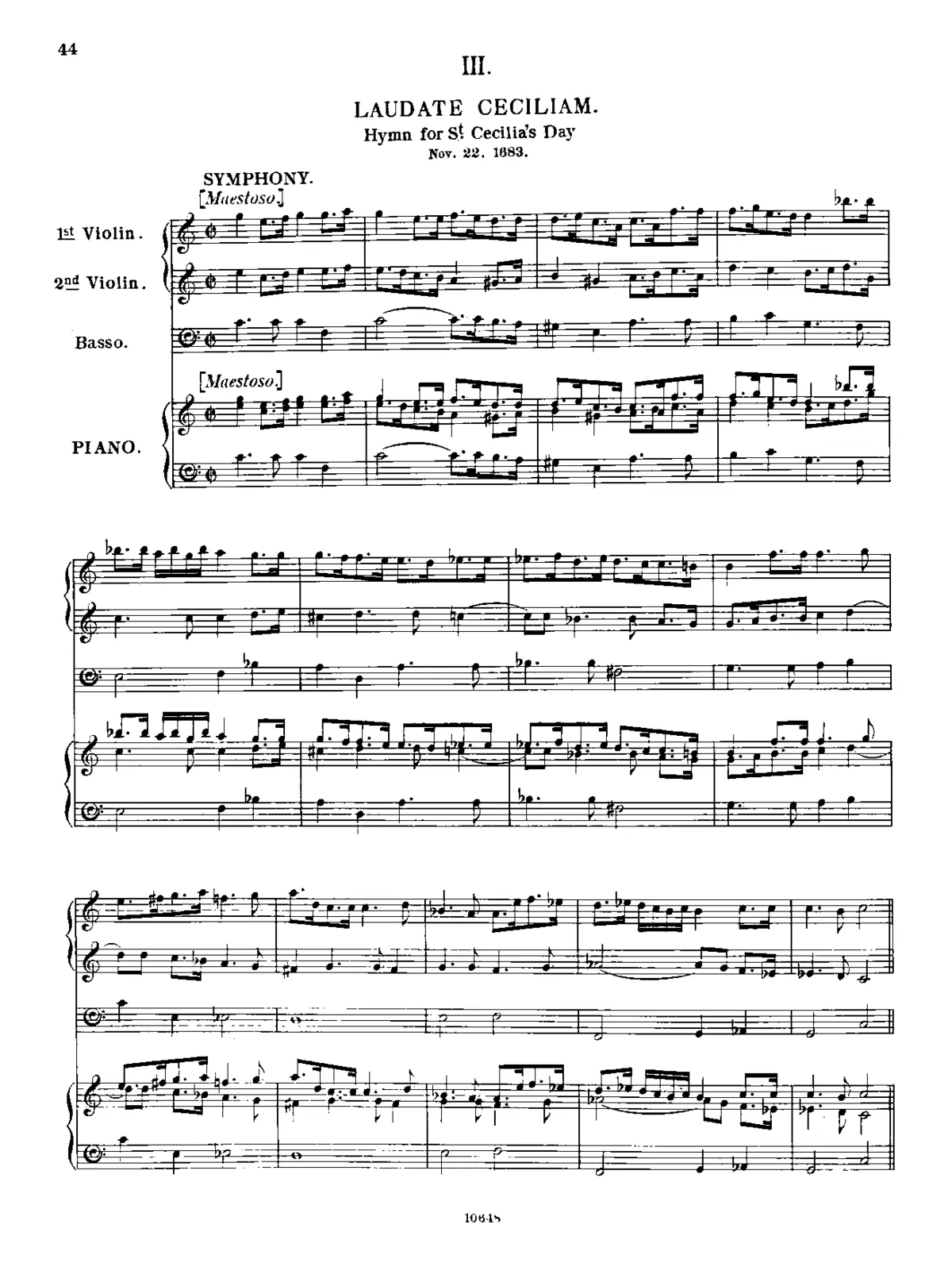 Laudate Ceciliam - Page 1