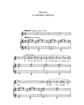 La dernière chanson