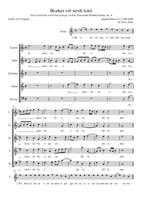 Beatus vir sexti toni