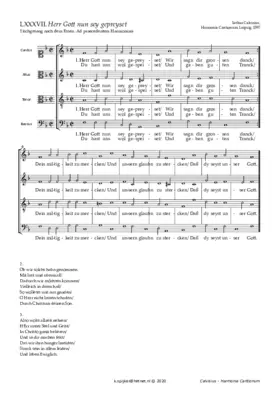 Herr Gott, nun sei gepreiset