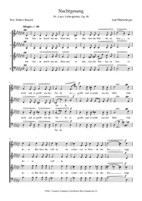 Nachtgesang, Op. 80, No. 5