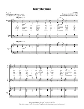 Jehovah reigns, let all the Earth