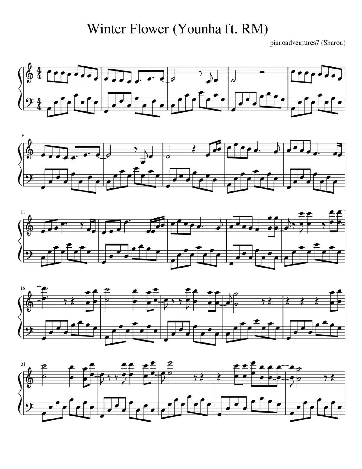 Winter Flower - Page 1