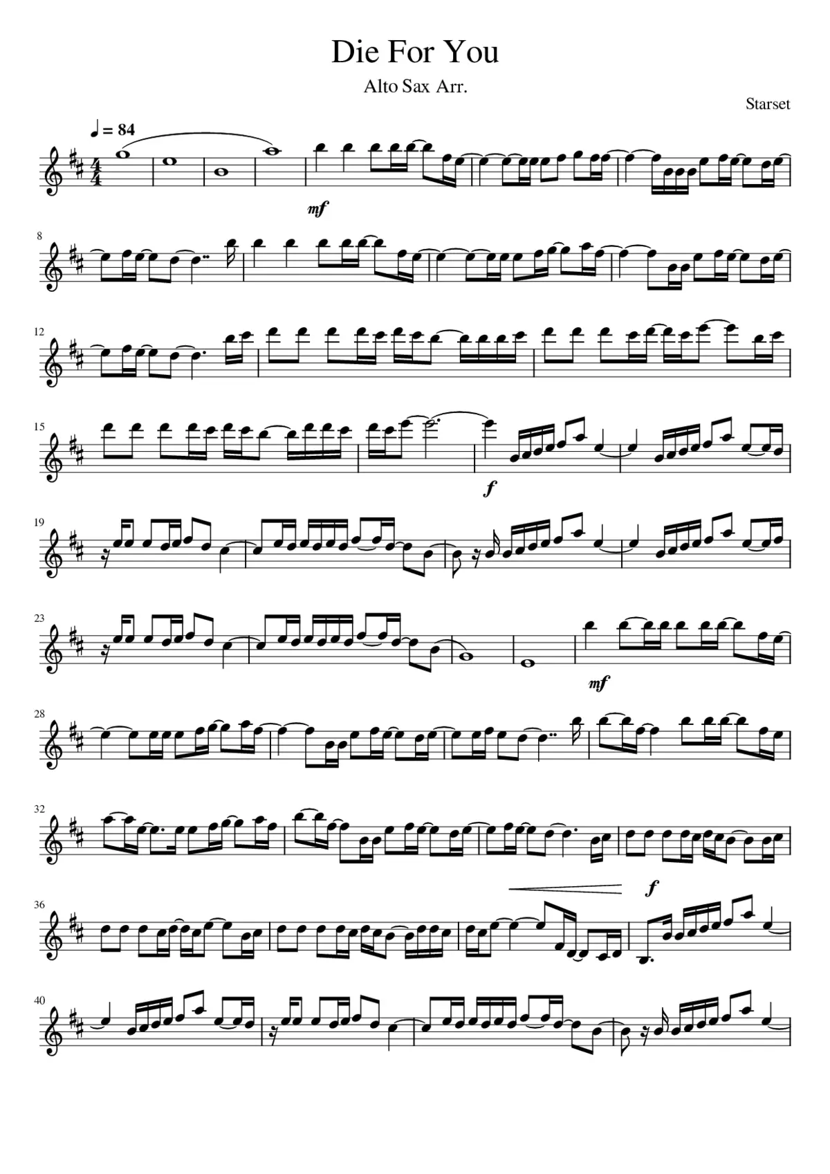 die for you - Page 1