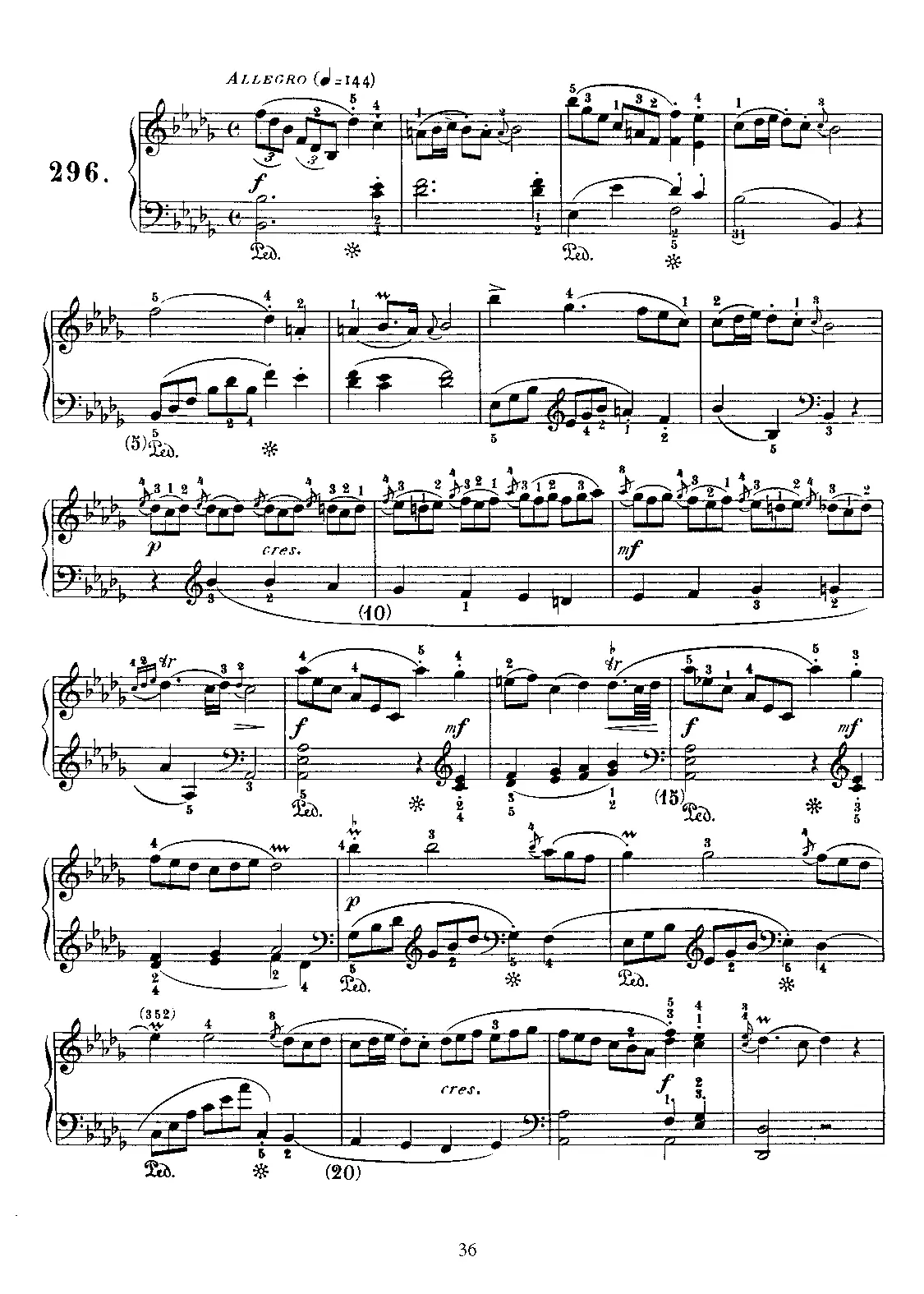 Keyboard Sonata in B-flat minor - Page 1