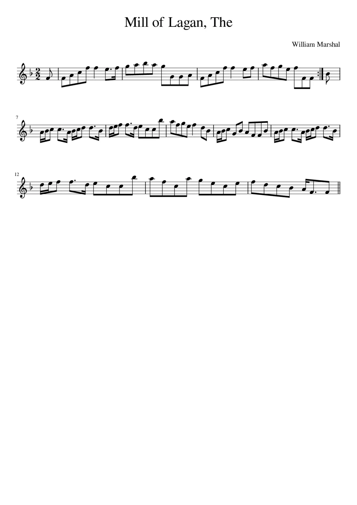 The Mill of Lagan - Page 1